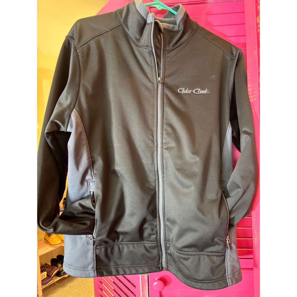 Port Authority L794 Ladies Soft Shell Jacket Black Grey Cedar Creek XL